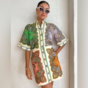 Alémais Trippy Troppo Mini Dress – Size 4